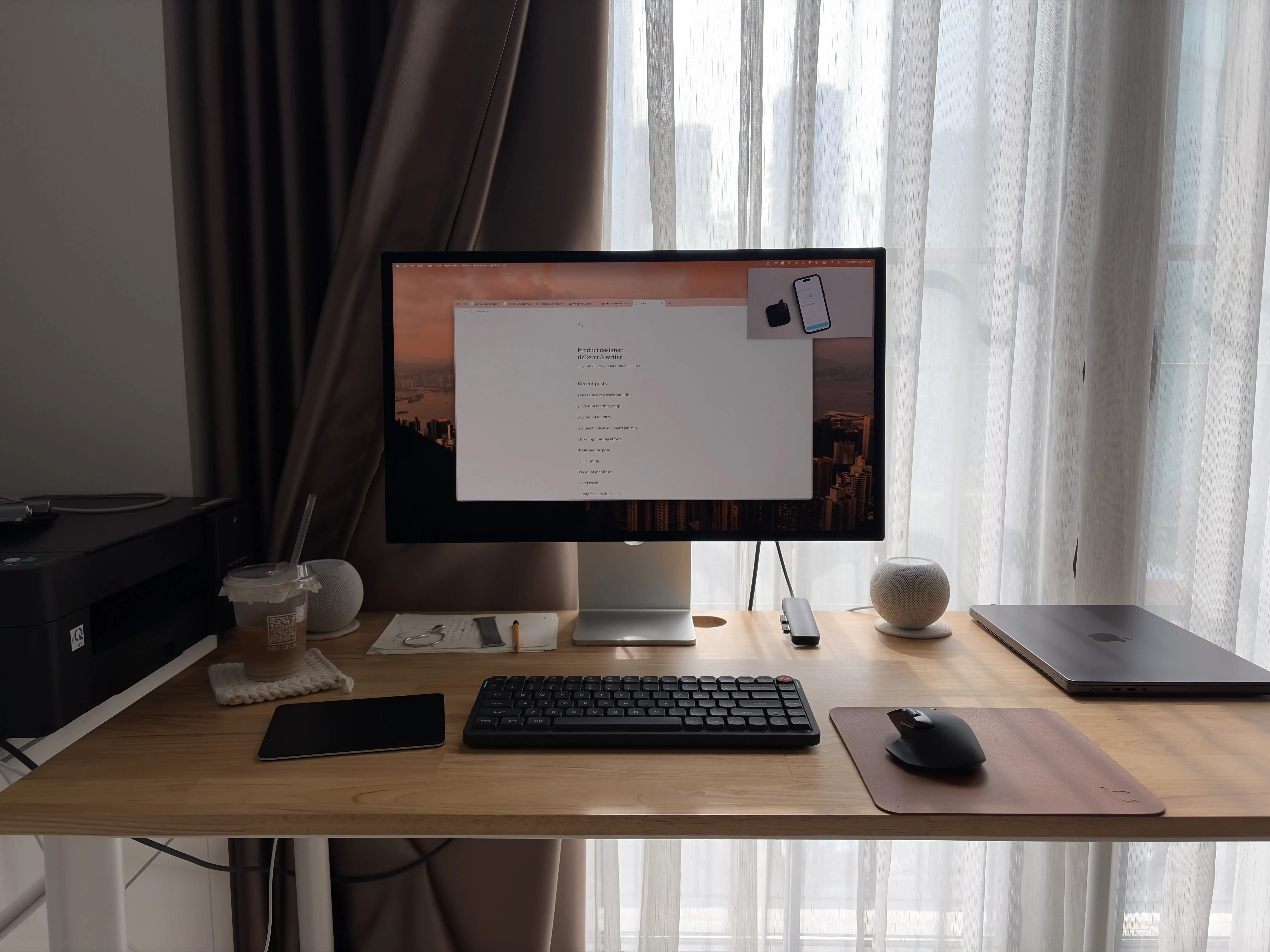 Home workspace setup